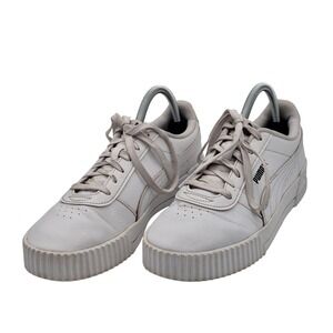 Puma Shoes Womens Size 9.5 White Platform‎ SoftFoam 374106-01 Casual Sneakers